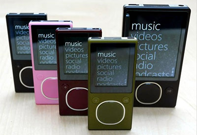  : iPod Nano, Sony NWZ-S738F Walkman, iPod Touch  Microsoft Zune?