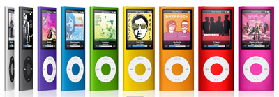  : iPod Nano, Sony NWZ-S738F Walkman, iPod Touch  Microsoft Zune?