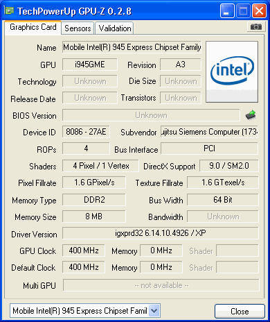 Fujitsu Siemens Amilo Mini Ui3520