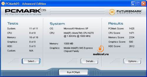 Fujitsu Siemens Amilo Mini Ui3520