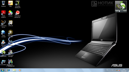  ASUS N53Jn :   Windows