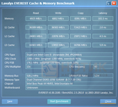  ASUS UL30Jt :  Everest Cache & Memory