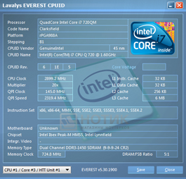  Asus G73JH,  Everest,  CPU,  3