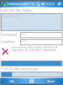 FileBarricader 2007 Mobile