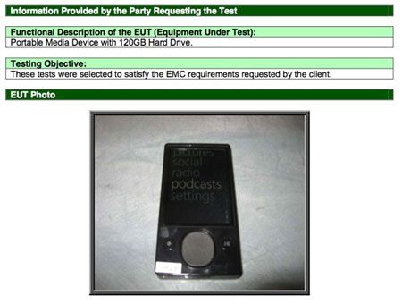 Microsoft Zune 120 GB