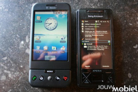 T-Mobile G1  Sony Ericsson Xperia X1