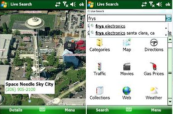 Windows Live Search Mobile