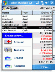 Pocket Quicken v2.5