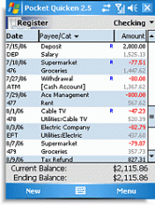 Pocket Quicken v2.5