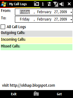 My Call Logs